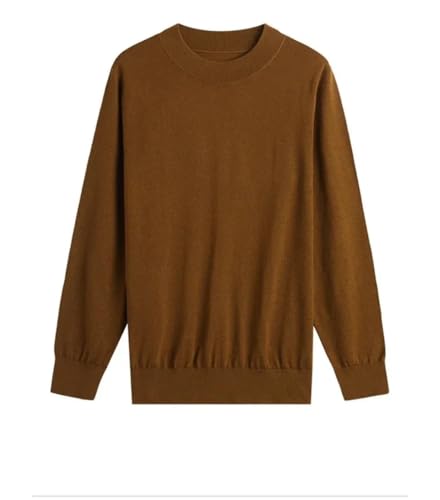 Mens Pullover Sweater Thin Knitted Long Sleeve Crew Neck Business Casual Sweaters2