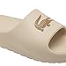 Lacoste Men's Serve Slide 2.0, Khaki Croc, 10