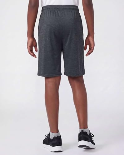 Image of Real Essentials 5 Pack: Boys' Dry Fit Basketball Shorts for Youth Kids Teens - Athletic Running Soccer Sports with Pockets