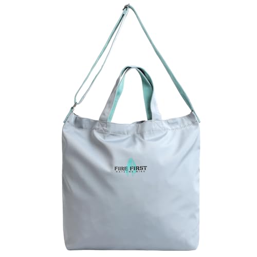 FIREFIRST Bolsa de ombro portátil Hatsune Miku Collaboration, Cinza, W40×H40×D10cm