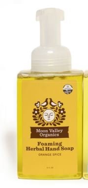 Herbal Hand Soap Orange Spice 8.8 oz By Moon Valley Organics