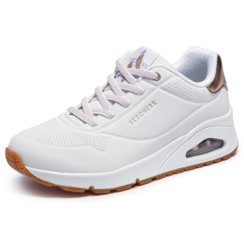 Image of Skechers Women Uno Shimmer Away Sneakers