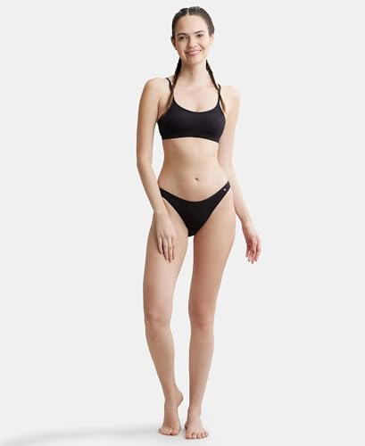 Image of Jockey SS12 Women's Wirefree Non Padded Super Combed Cotton Elastane Stretch Full Coverage Beginners Bra with Adjustable Straps (Pack of 2)