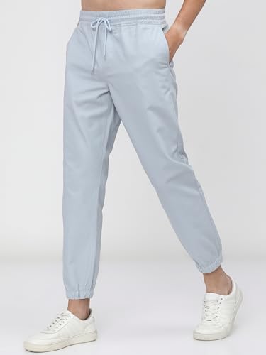 Image of KETCH Men Mid Rise Regular Fit Jogger Trouser