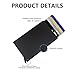 KALiM Pop Up Wallet, Aluminum Metal Bank Card Holder, RFID Blocking Slim Metal Credit Card Case Holds 5 Cards