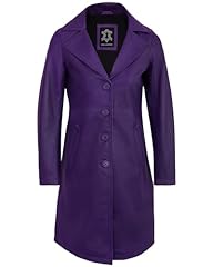 Brysn - Purple Leather Coat