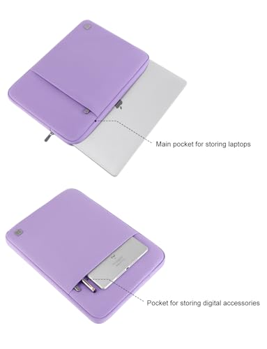Housse ordinateur portable 13 pouces violette au design épuré et chic