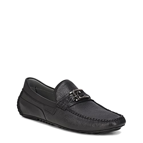 FRANCO CUADRA Men's Driver in Genuine Ostrich Leather 40VVNTS Black2