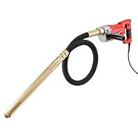 VEVOR Hand-Betonrüttler, 800 W elektrischer Rüttler 4000 U/min, elektrisches Betonrüttlerwerkzeug mit 1,5 m Schaftstange, tragbarer Bleistift-Zementrüttler zum Entfernen von Luftblasen und Mischen