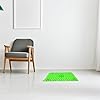 NIYANGLE Reflexology Foot Massage Pad for Blood Circulation Acupressure Mat for Foot Health Portable and Flexible Design Made of Safe TPE Material for Office Workers and Seniors Green #4