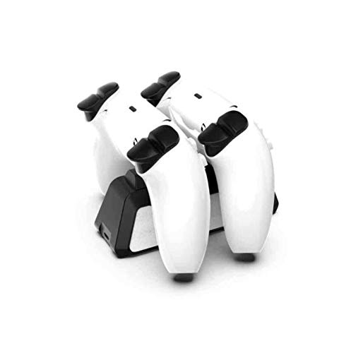 Newest Charging Station For Ps5 Wireless Controllers, With Led Indicator, White, Fast Charing Dock For Dual Sense Playstaion 5 Controller With 80Cm Short Charging Cord #TOP4