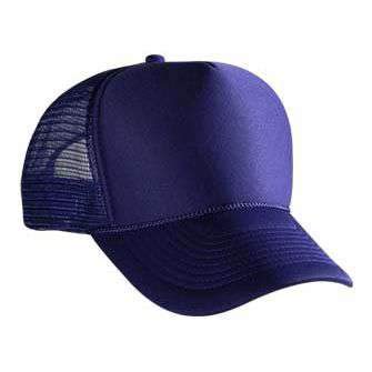 Image of OTTO Polyester Foam Front 5 Panel Pro Style Mesh Back Trucker Hat