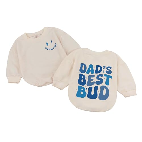 Image of VFAZ Dad's Best Bub Outfit Boy-Girl Baby Romper-Long Sleeve 6-12 Months Bodysuit Bubble Gifts Newborn Toddler Infant