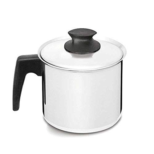 Fervedor com tampa de alumínio polido 14cm Criativa - Nigro (Cód. 7133)