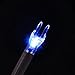 Ellen Archery 6PCS New X Lighted Nock Universal LED S Nock Fit Arrows .204 .233 .244 .246 Inside Diameter Automatically Bowstring Screwdriver Included (Blue)