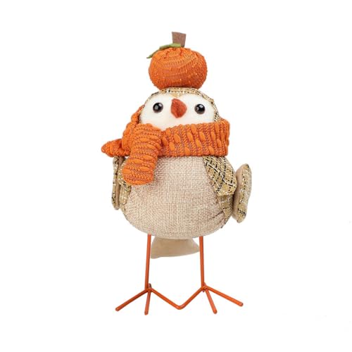Ochine Halloween Thanksgiving Birds Fall Decor Fall Bird Decorations Thanksgiving Standing Bird Figurine Autumn Harvest Bird Tabletop Tiered Tray Decor Home Rustic Farmhouse Gifts