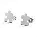 Produktbild Ohrstulpen für Frauen Mini-Geschenk Puzzle Ohrstecker Stilvolle Gold Silber Puzzle Ohrstecker Frauen Minimalistische Ohrringe   Silber