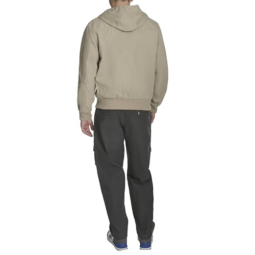 Image of Levi's Men's Workwear Cotton Canvas Hooded Bomber Jacket