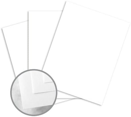CLASSIC CREST Solar White Card Stock - 8 1/2 x 11 in 80 lb Cover Super Smooth 250 per Package