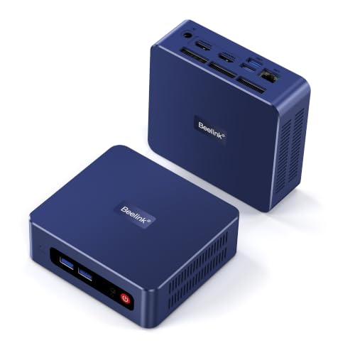 Image of Beelink SER3 Mini PC, AMD Ryzen 3 3200U (up to 3.5GHz), 8GB DDR4 256GB SSD, Mini Desktop Computer Support 4K Dual HDMI Display /Gigabit Ethernet /WiFi 5 /Home /Office
