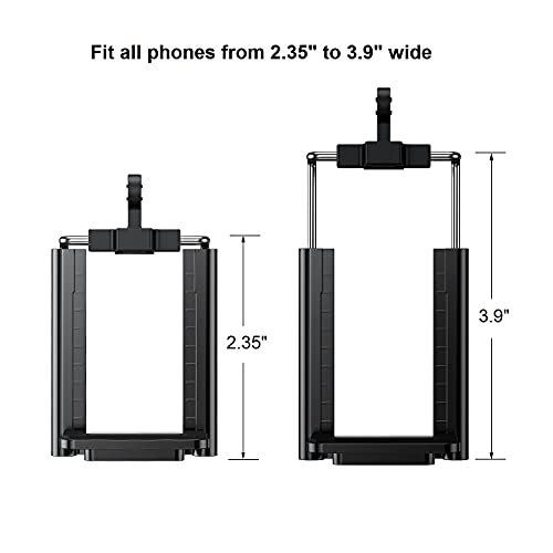 Vt-1500 Fluid Head Tripod Bundle With Tripod Phone Mount Adapter & Remote For Iphone Android Camera Video Recording Vlogging #TOP4