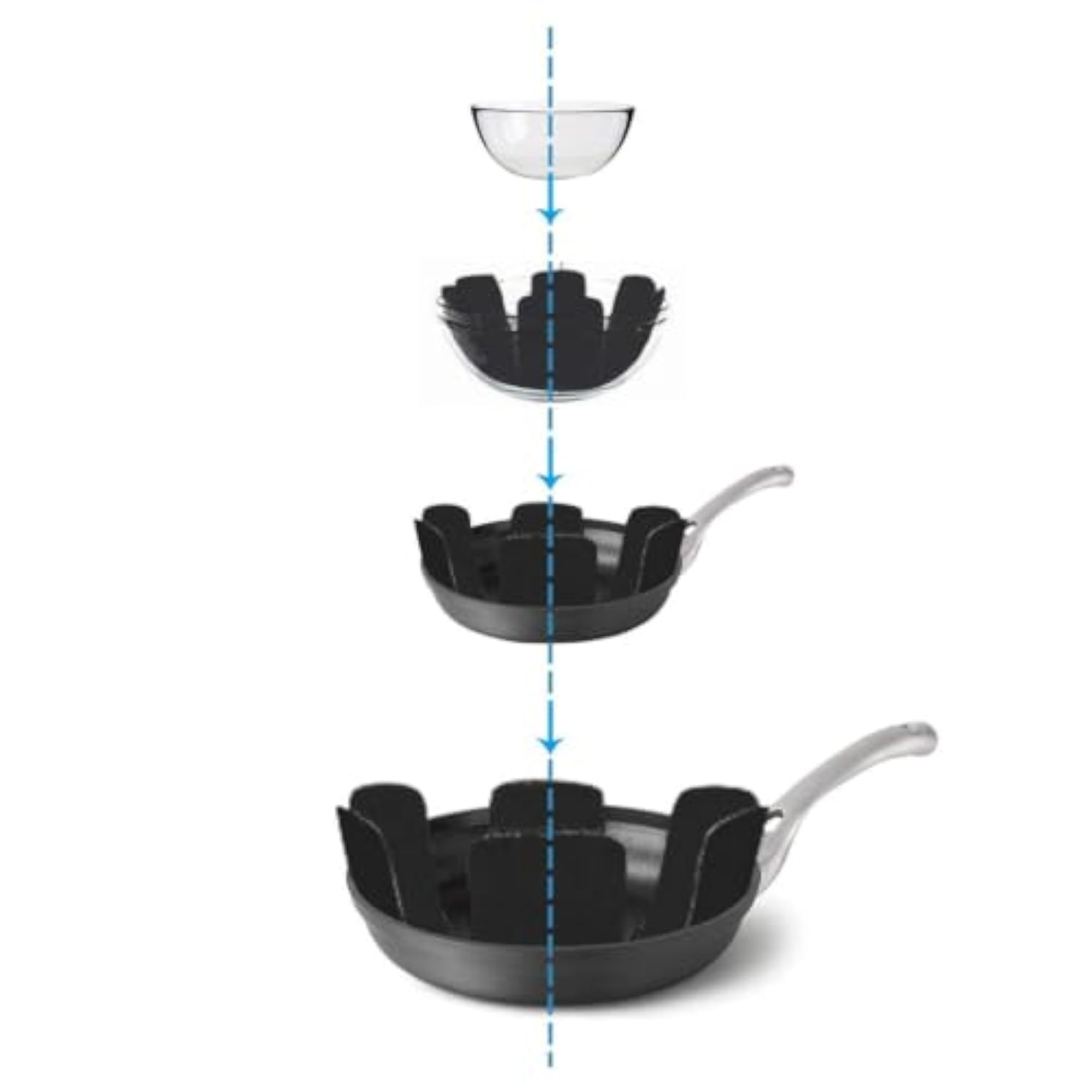 Pots and Pans Protectors, 3 Different Sizes (3 Pcs Set)