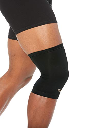 Copper Fit Men's Big & Tall Compression Knee Sleeve - Big - XL, Black