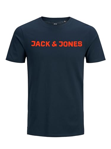 JACK & JONES Herren JJECORP Logo Tee SS Crew Neck 5er Pack Kurzarm T-Shirt, Pack C, Navy Blazer/4xBlack, XS – Ansicht 4