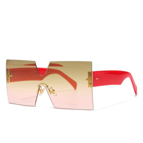 Lunettes de soleil carrées une pièce MUTYNE pour femme et homme