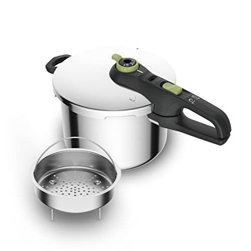 Tefal Secure 5 Trendy Snelkookpan - 6 litros - met stoommand (P2580702)