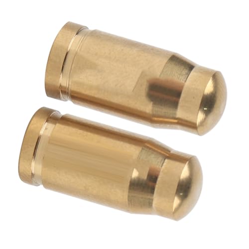 Cápsula de válvula TC4 titanio 2 piezas oro miniatura 1