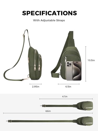 Large Anti Theft Crossbody Bags with Extended Strap2