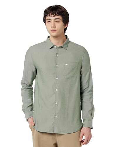 Image of Green Slim Fit Shirt