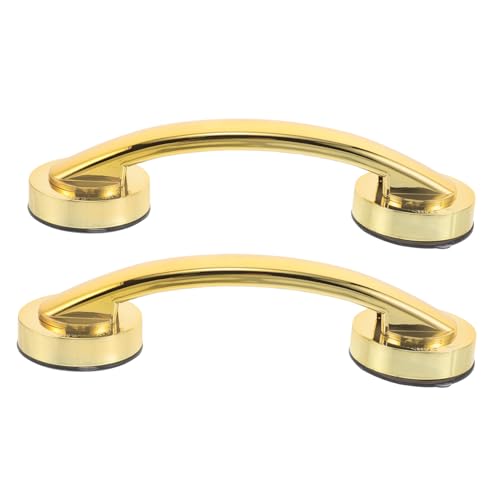 YOSADIER 2個吸盤式浴室グラブレール 強力吸着で高齢者 障害者の サポート ノードリル貼付けプの滑り止めバスハンドル ガラス ル対応の移動補