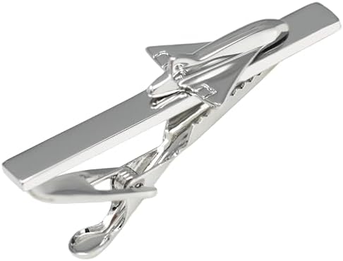 Novelty Men Tie Bar Animal Tie Clip Sports Tie Accessory Men Wedding Birthday Gift (Airplane) image 5