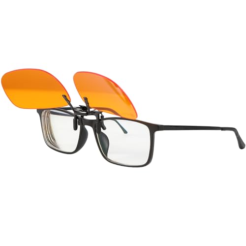 Image of Sleep ZM Blue Light Blocking & Light Sensitivity Clip On Glasses - 14 Lens Types for Comfort, Relaxation, Sleep & Relief