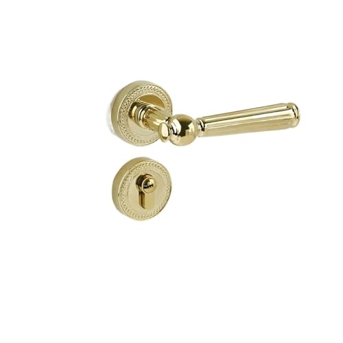 Serrure de porte de chambre split or 72mm silencieuse - 2