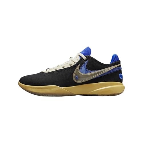 Lebron 20 UNINTERRUPTED EP Basketball Shoes (FN0941-001, Black/Hyper Royal/Topaz Gold/Coconut Milk) Size 6