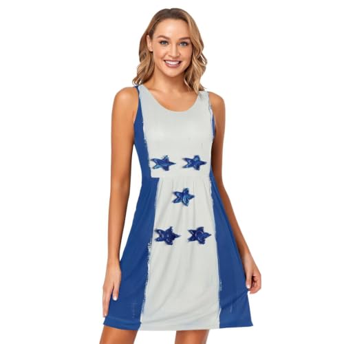 Robe d'été confortable avec poches style Honduras sans manches - 2