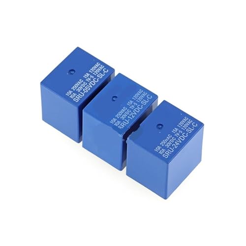 Relais de puissance SRU-05VDC T70 10A 5 broches pour circuits électroniques (Lot de 20)