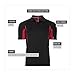 Holloway Mens Avenger Polo, X-Large, Black/Red