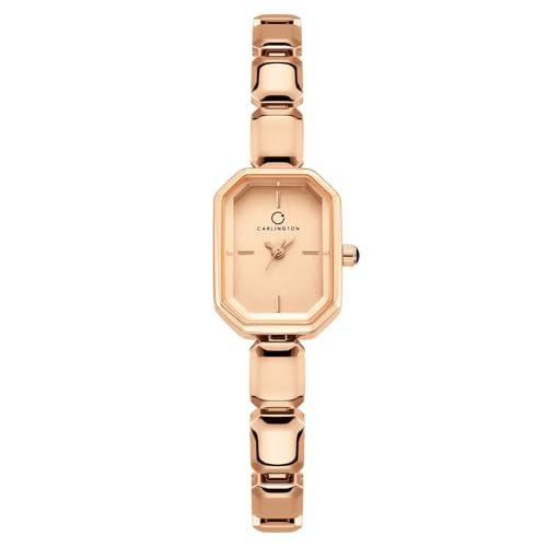 Image of Carlington Diva Series Analog Women Wrist Watches with Stainless Steel Chain Strap | Premium Fashion Watches for Ladies | CT - 118