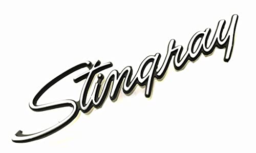 Image of 1x 1969-1973 Corvette C3 Stingray Emblems 3D Badges Front Fender Trim Parts 5238 Replacement for C3
