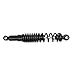 Minho Dual Rear Shock Absorbers with Adjustable Spring Preload in Heavy Iron Material Compatible with Chinese GY6 4-Stroke Engine Taotao ATV Go Kart,Black Color,310MM Length