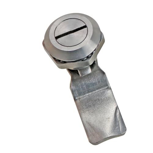 Serrure à langue en acier inoxydable triangulaire à quatre coins, noyau de verrouillage en S, serrure de poubelle extérieure, boîte de Distribution, serrure de porte d'armoire 1 pièce(MS705-D)