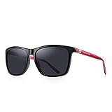 MERRY'S Polarized Sunglasses for Women Aluminum Men's Sunglasses Driving Rectangular Sun Glasses for Men/Women