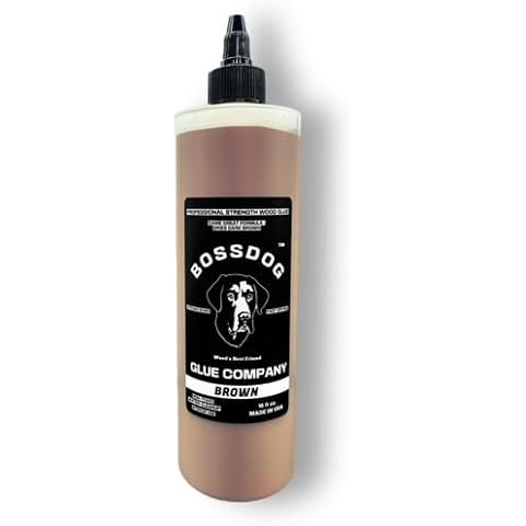 BOSSDOG Brown Wood Glue 16 oz Cover