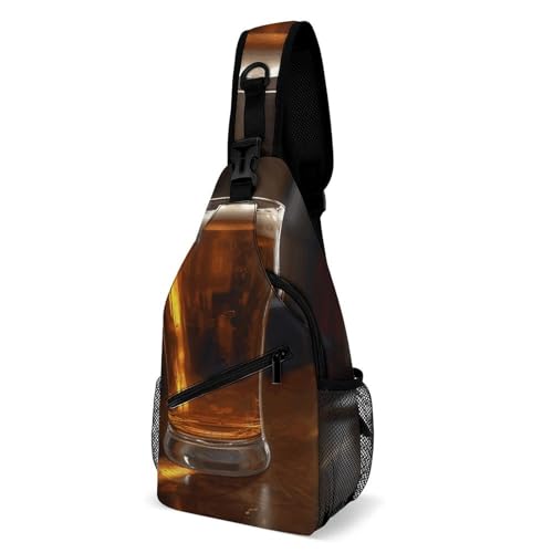 Bolso tipo sling para pecho y hombro 38x20 cm miniatura 1