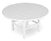 POLYWOOD RCT38WH Round 38" Conversation Table, White