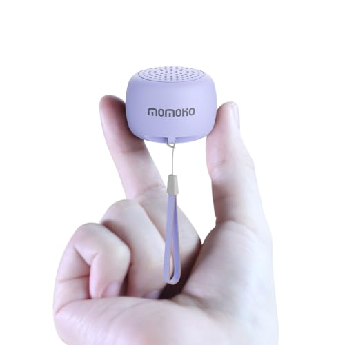 Image of Mini Bluetooth Speaker Wireless, Tiny Small Speaker with Built-in Mic & TWS Pairing, Portable for Indoor /Outdoor /Travel /Gifts (Purple)